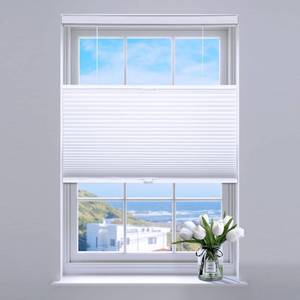 lot 5732 image: $57 SUNFREE Top-Down Bottom-Up Cellular Blinds, Blackout Shade 33x64