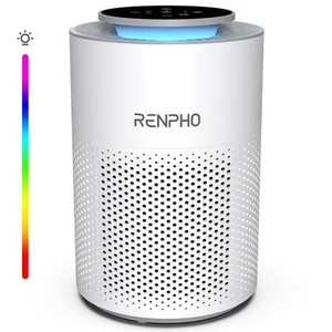 lot 5734 image: $79 RENPHO Air Purifier for Allergy & Asthma, 360 sq ft, HEPA