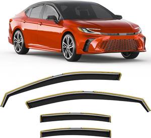 lot 5738 image: $49 Channel Rain Guards for Toyota Camry 2025-2026 Window Deflectors