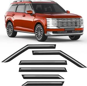 lot 5747 image: $46 6-Pc Extra-Thick Rain Guards for Hyundai Palisade 2026 Tape-On
