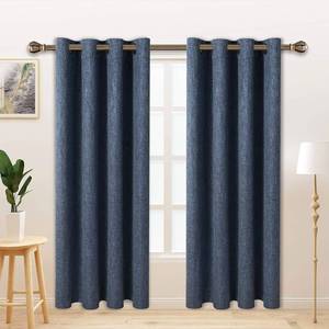 lot 5772 image: $52 LORDTEX Linen Look Blackout Curtains, Insulated Liner, 50x72 2pc