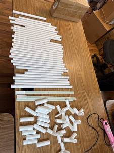 lot 5776 image: Lot of PVC pipe and connectors