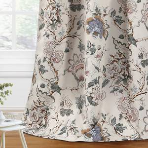 lot 5794 image: H.VERSAILTEX Blackout Curtains 63 2 Panels Floral Print Drapes