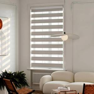 lot 5826 image: GHV Zebra Blinds Corded Blackout Dual-Layer Privacy Shades 35x64