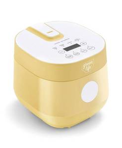 lot 5831 image: $50 GreenLife Ceramic Nonstick Healthy Go Grains Rice Cooker - Yellow