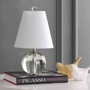 lot 5864 image: $141 Goddard Crystal Ballmetal Led Table Lamp