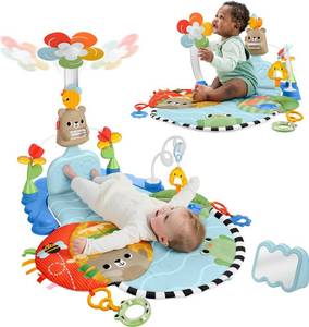 lot 5865 image: $49 Fisher-Price 3-in-1 Kick & Sway Gym Baby Play Mat for Newborns