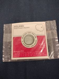 lot 52931 image: vintage 1949 Poland 1 Grosz coin