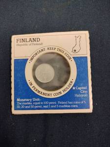 lot 52932 image: collectible 1 Penni coin from Finland
