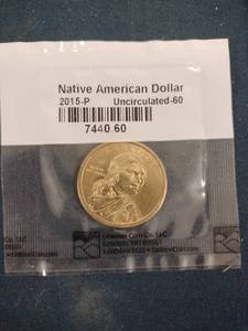 lot 52976 image: 2015-P Sacagawea Native American Dollar