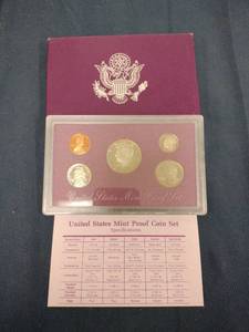 lot 59494 image: 1989 United States 5 Coin Mint Proof Set