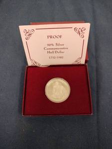 lot 59496 image: 1982 George Washington Proof Commemorative Half Dollar