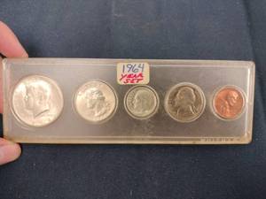 lot 59502 image: 1964 United States Year Set coins