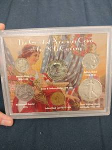 lot 59508 image: The Greatest American Coins of the 20th Century commemorative collection set