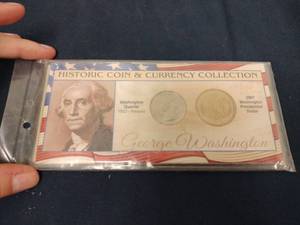 lot 59509 image: George Washington Historic Coin & Currency Collection