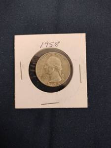 lot 59606 image: 1958 United States Washington quarter