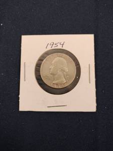 lot 59609 image: 1954 United States Washington quarter
