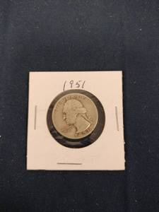 lot 59621 image: 1951 United States Washington quarter