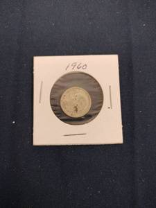 lot 59624 image: 1960 United States Roosevelt dime