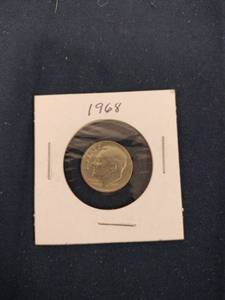 lot 59634 image: 1968 United States Roosevelt dime