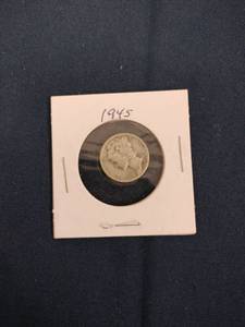 lot 59637 image: 1945 Mercury Dime