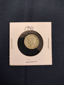lot 59641 image: 1941 Mercury Dime