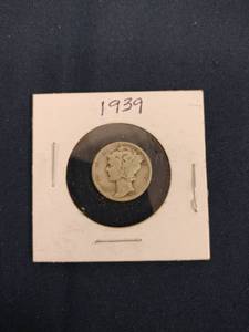 lot 59642 image: 1939 Mercury Dime