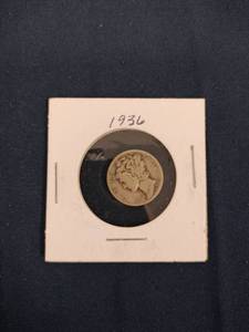 lot 59644 image: 1936 Mercury Dime