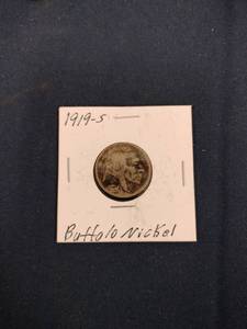 lot 59651 image: 1919-S Buffalo Nickle