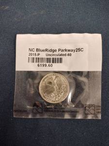 lot 59653 image: 2015 P Blue Ridge Pkwy America the Beautiful Quarter