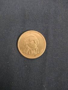 lot 59660 image: 2007 John Adams Presidential $1 coin