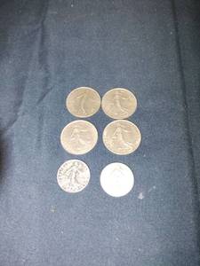 lot 59683 image: Lot of Franc Coins
