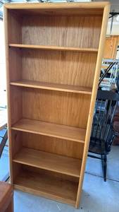 lot 310 image: Bookcase 30x72x11 located in garage