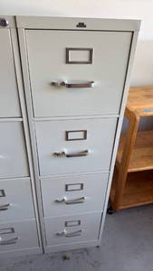 lot 327 image: 4 drawer filing cabinet located in garage