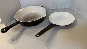 lot 1111 image: Copco Cast Iron Enamel Cookware Set