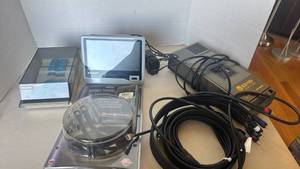 lot 1407 image: Eviant Portable LCD Monitor with Audio Video Cables Bundle and more