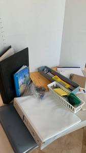 lot 1423 image: Office supplies pads, envelops, pens, scissors, binders and more