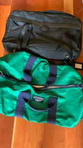 lot 1526 image: Lands end duffle bag and carry bag