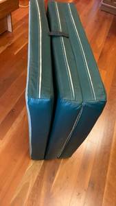 lot 1554 image: Portable exercise Folding Mat 74X30