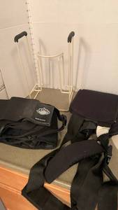 lot 1560 image: Back braces and sock helper