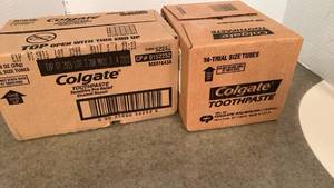 lot 1568 image: Colgate Toothpaste Bulk Cases - Trial Size Tubes