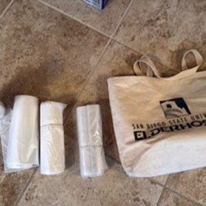 lot 2009 image: Can liners with tote