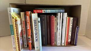 lot 3005 image: Books, including Cook books, and more