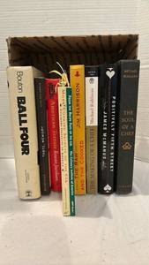lot 3010 image: Books - including Ball Four and Soul of a Chef