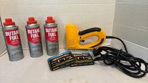 lot 3137 image: Staple Gun and staples, and Butane Fuel