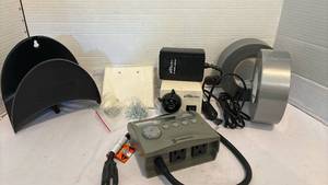 lot 3139 image: LumenArc Dental light, duct tape, programmable timer and more.