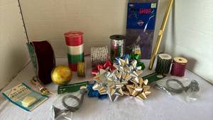 lot 3221 image: Christmas Ribbon and more