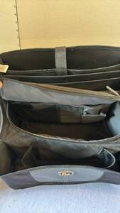 lot 3241 image: Automobile Caddy and round outdoors table and chairs cover