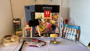 lot 3249 image: Mixed Arts and Crafts Supply Lot