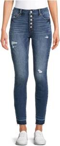 lot 201456 image: Time and Tru Medium Wash High Rise Skinny Jeans - 20